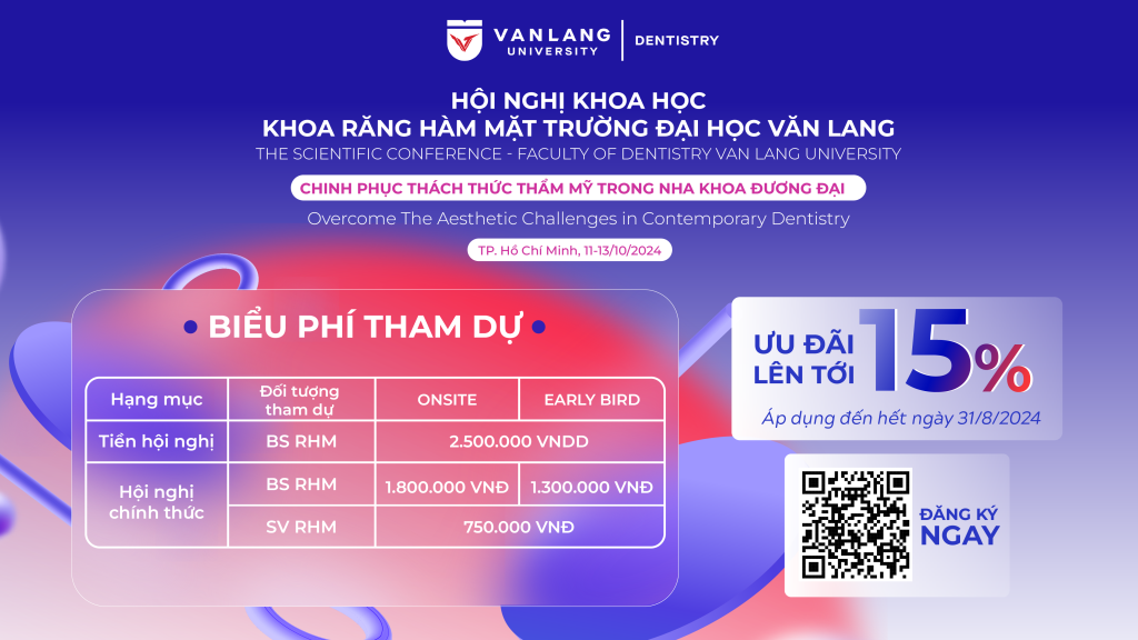 Thông Báo Biểu Phí Tham Dự Hội Nghị Khoa Học – Đăng Ký Sớm, Tiết Kiệm Đến 15%